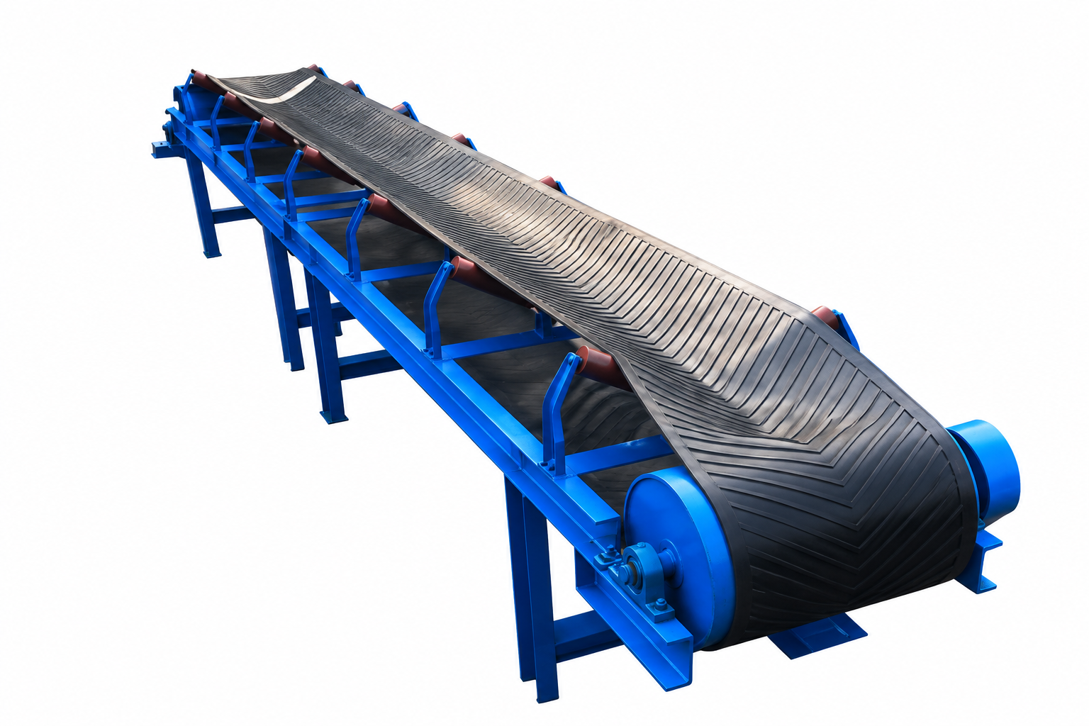 Chevron Rubber Belt Conveyor